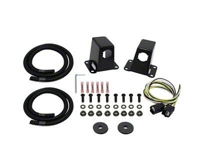 Westin Sportsman Grille Guard Front Parking Sensor Relocator; Stainless (15-19 Silverado 3500 HD)