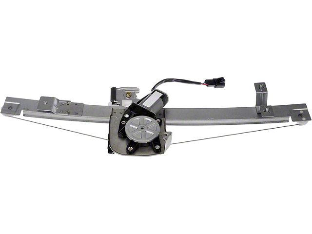 Power Window Motor and Regulator Assembly; Rear Driver Side (07-13 Silverado 3500 HD Extended Cab)