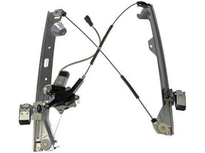 Power Window Motor and Regulator Assembly; Rear Passenger Side (07-14 Silverado 3500 HD Crew Cab)