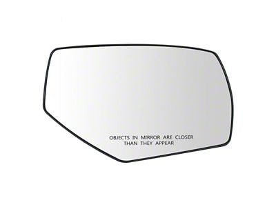 Powered Convex Mirror Glass; Passenger Side (15-17 Silverado 3500 HD)