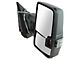 Powered Heated Manual Folding Towing Mirrors with Black and Chrome Caps (07-14 Silverado 3500 HD)