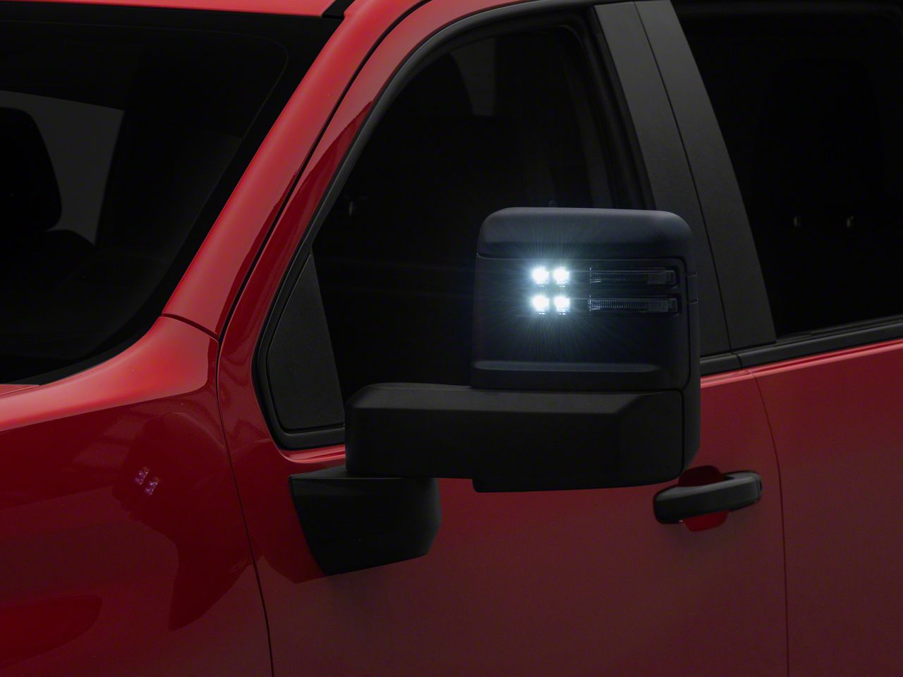Replacement Driver Left Side Door Towing Mirror Turn Signal Light Lamp Indicator Without DRL For Chevrolet Silverado GMC Sierra 1500 2500HD 3500HD From 2019 To 2024