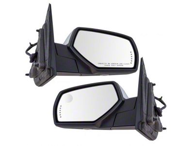 Powered Heated Memory Side Mirrors with Chrome Cap (15-19 Silverado 3500 HD)