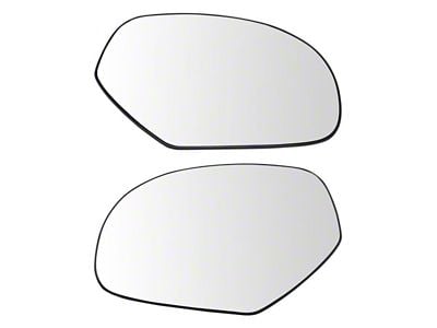 Powered Heated Mirror Glass; Driver and Passenger Side (07-14 Silverado 3500 HD)