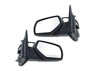 Powered Heated Mirrors; Paint to Match Black (15-18 Silverado 3500 HD)