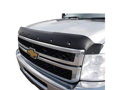 Premium Bolt-On Look Hood Deflector; Smooth (07-14 Silverado 3500 HD)