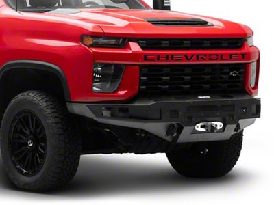 Pro-Series Front Bumper; Textured Black (20-23 Silverado 3500 HD)