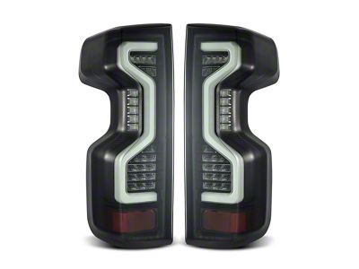PRO-Series LED Tail Lights; Jet Black Housing; Smoked Lens (20-23 Silverado 3500 HD w/ Factory LED Tail Lights)
