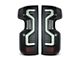 PRO-Series LED Tail Lights; Jet Black Housing; Smoked Lens (20-23 Silverado 3500 HD w/ Factory LED Tail Lights)