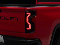 PRO-Series LED Tail Lights; Jet Black Housing; Smoked Lens (20-23 Silverado 3500 HD w/ Factory Halogen Tail Lights)