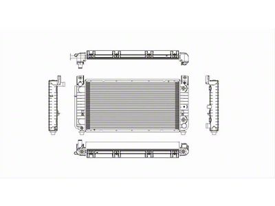 Replacement Radiator Assembly (07-10 6.0L Silverado 3500 HD)