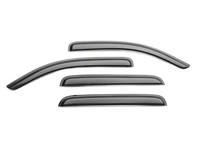 Rain Guards; Smoke (20-25 Silverado 3500 HD Crew Cab)