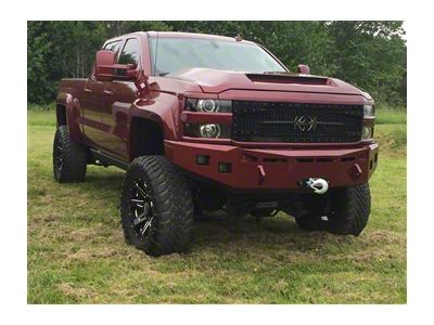 Ram Air Extractor Hood; Unpainted (15-19 Silverado 3500 HD)