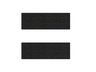 Rear Door Sill Protection; Textured Black (15-24 Silverado 3500 HD Double Cab)