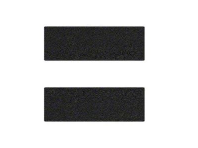 Rear Door Sill Protection; Textured Black (15-24 Silverado 3500 HD Double Cab)
