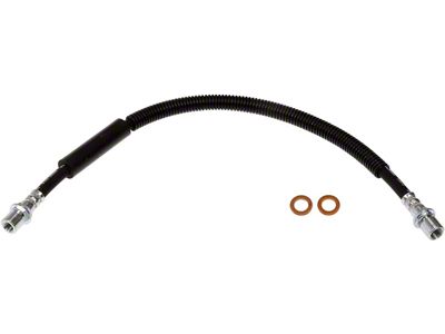 Rear Inner Brake Hydraulic Hose; Driver Side (15-17 Silverado 3500 HD DRW)