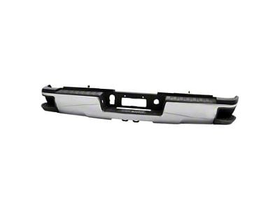 Rear Steel Bumper; Chrome (15-19 Silverado 3500 HD)
