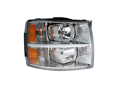 Replacement Halogen Headlight; Passenger Side (07-14 Silverado 3500 HD)