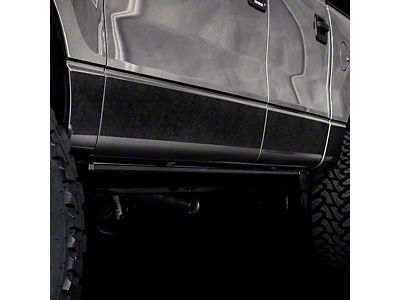 Rocker Armor Kit; Black (15-19 Silverado 3500 HD Crew Cab w/ 6.50-Foot Standard Box)