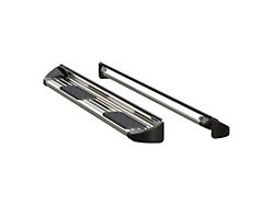 Stainless Side Entry Running Boards without Mounting Brackets; Polished (20-24 Silverado 3500 HD Crew Cab)