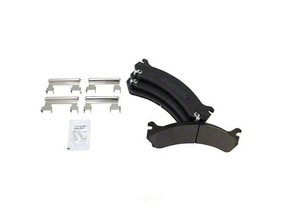 Semi-Metallic Brake Pads; Front Pair (07-10 Silverado 3500 HD)