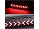 Sequential Arrow LED Third Brake Light; Black (15-19 Silverado 3500 HD)
