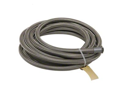 Series 6000 PTFE Line Hose; -8AN; 20-Foot Roll; Black