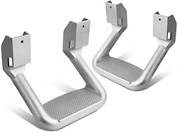 Side Hoop Steps; Silver (Universal; Some Adaptation May Be Required)