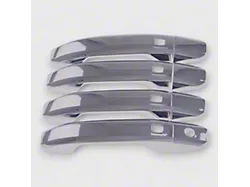 Smart Key Door Handle Snap-On Covers; Chrome (15-19 Silverado 3500 HD)