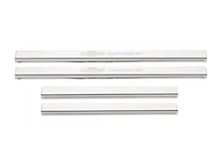 Putco Stainless Steel Door Sills with Bow Tie Etching (20-24 Silverado 3500 HD Crew Cab)
