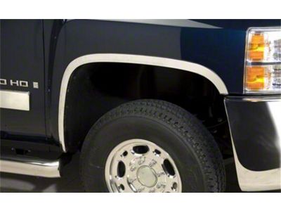 Putco Stainless Steel Fender Trim (07-14 Silverado 3500 HD SRW)