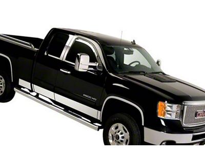 Putco Stainless Steel Rocker Panels (15-19 Silverado 3500 HD Double Cab DRW w/ 8-Foot Long Box)