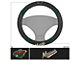 Steering Wheel Cover with Minnesota Wild Logo; Black (Universal; Some Adaptation May Be Required)