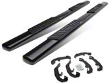 5-Inch Nerf Side Step Bars; Black (20-26 Silverado 3500 HD Double Cab)
