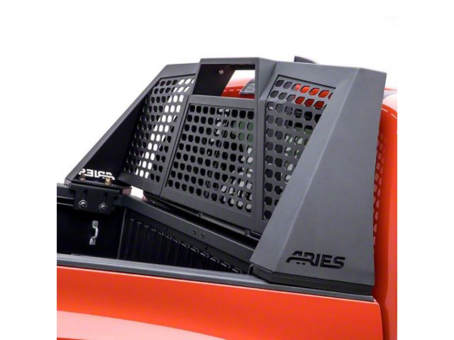Silverado 3500 Switchback Headache Rack; Carbide Black (15-19 Silverado ...