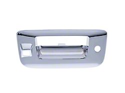 Tailgate Handle Bezel with Camera and Keyhole Openings; Chrome (09-14 Silverado 3500 HD)
