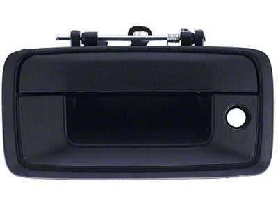 Tailgate Handle; Black; Without Backup Camera (16-19 Silverado 3500 HD)