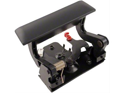 Tailgate Handle; Smooth Black; With Lockable Gate (07-14 Silverado 3500 HD)