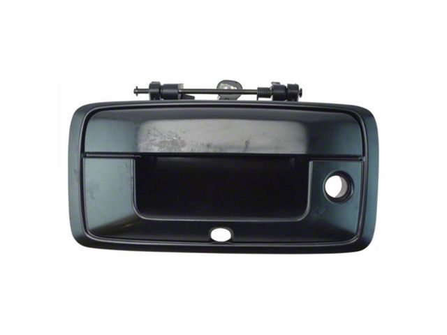 Tailgate Handle with Backup Camera Opening; Paint to Match Black (2015 Silverado 3500 HD)