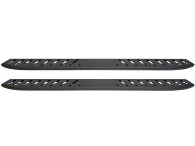 Thrasher Running Boards; Textured Black (20-25 Silverado 3500 HD Double Cab)