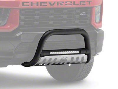 Ultimate LED Bull Bar; Textured Black (20-25 Silverado 3500 HD)