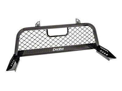 Ultra Mesh Front Cab Rack; Gloss Black (07-25 Silverado 3500 HD)