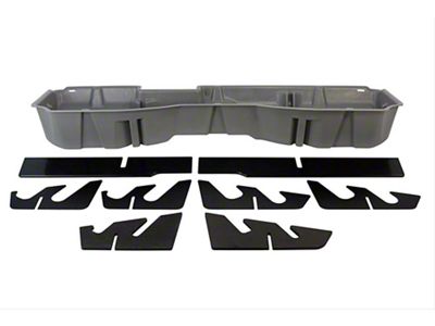 Underseat Storage; Ash Gray (15-19 Silverado 3500 HD Crew Cab)