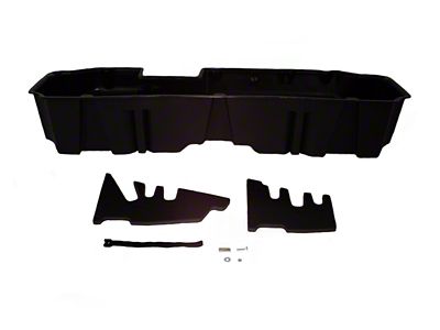 Underseat Storage; Black (20-23 Silverado 3500 HD Crew Cab)