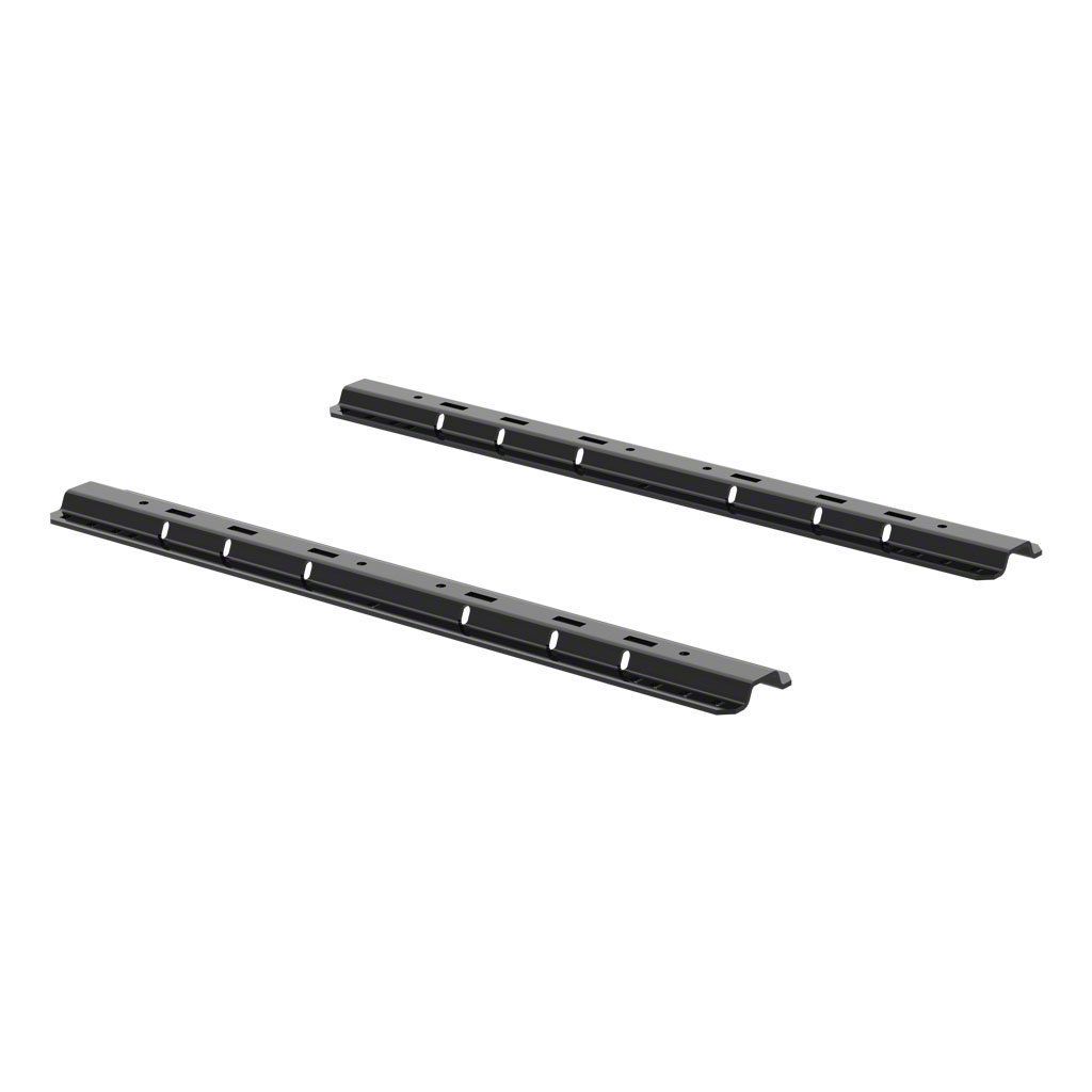 Silverado 3500 Universal 5th Wheel Base Rails; Gloss Black (Universal ...