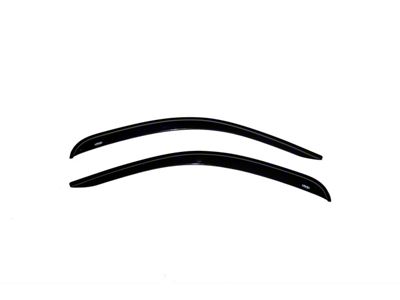 Ventvisor Window Deflectors; Front; Dark Smoke (07-14 Silverado 3500 HD Regular Cab)
