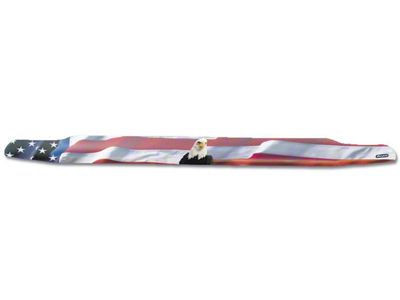 Vigilante Premium Hood Protector; American Flag with Eagle (05-06 Silverado 3500 HD)