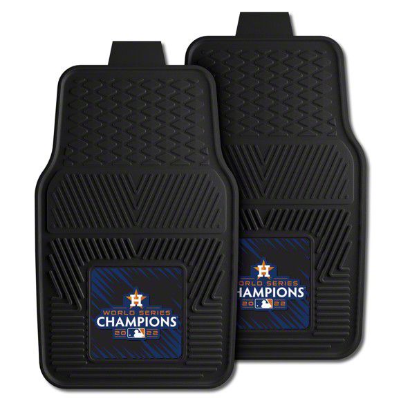 Silverado 3500 Vinyl Front Floor Mats with Houston Astros 2022 MLB