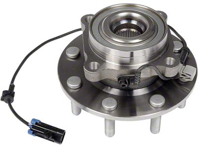 Wheel Hub and Bearing Assembly; Front (07-10 Silverado 3500 HD)