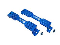Sinister Diesel Battery Hold Down Set; Blue (23-26 6.7L Powerstroke F-250 Super Duty)